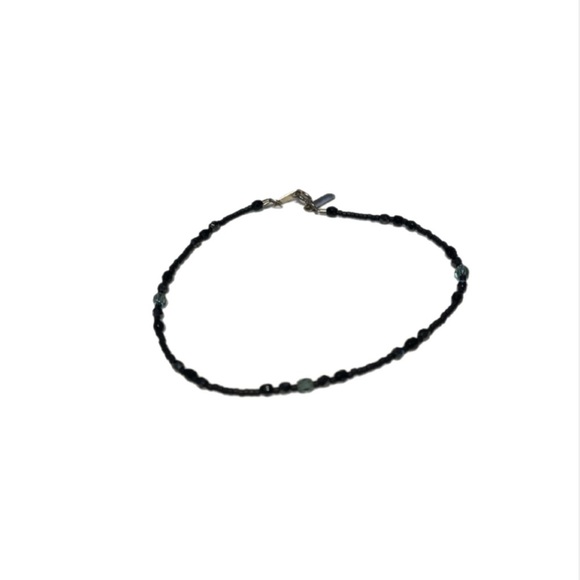 Holly Yashi Black Beaded Ankle Bracelet - Picture 1 of 5